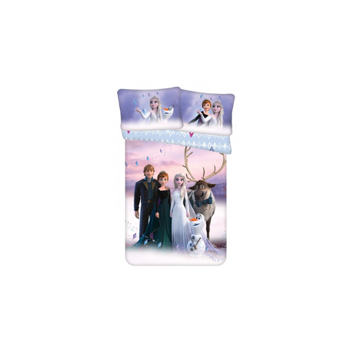 [4250282960745] AC-DECO Frozen Baby Bedding Set Cotton Anna and Elsa Duvet Cover 100x135cm Pillowcase 40x60cm