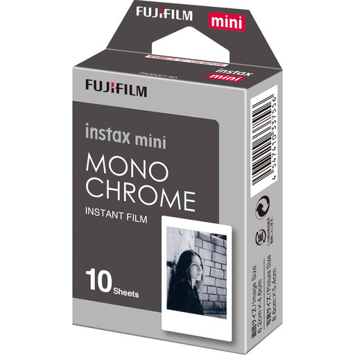 [4547410337556] FUJIFILM Film Instax Mini Monochrome 10 vues