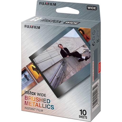 [4547410549652] FUJIFILM Película Fotográfica Instax Wide Brushed Metal 1 unidade