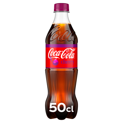 [0000054492790] COCA-COLA Carbonated soft drink with plant extracts cherry flavor 0.5 L