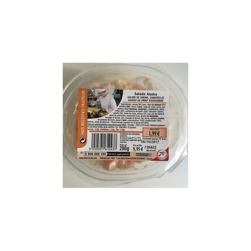 [3250391612437] FRAIS EMBALLE Alaska Salad Selection 200 g