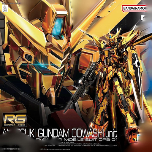 [4573102673961] BANDAI Akatsuki Gundam Oowashi RG 1/144 Model Kit
