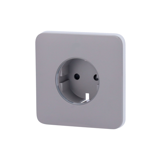 [4823114041549] AJAX Cubierta Frontal Para Enchufe Inteligente Solocover Gris