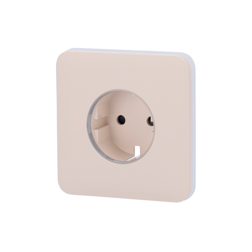 [4823114041556] AJAX Tapa Frontal Para Enchufe Inteligente Solocover Beige Marfil