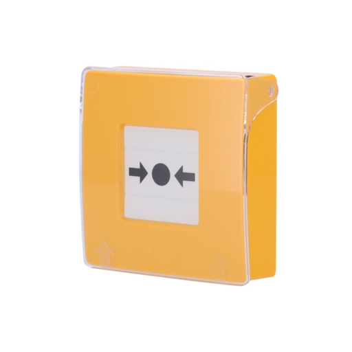 [4823114053221] AJAX ManualCallPoint Jeweller Alarm Button Yellow
