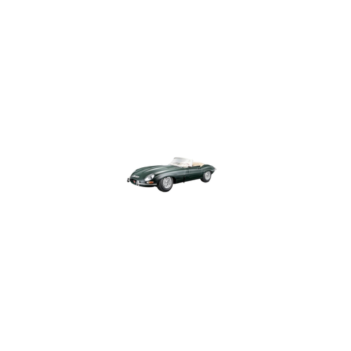 [4893993004850] BBURAGO Carro em Miniatura Jaguar E-type Cabriolet 1961 Escala 1/18 Verde Escuro