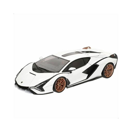 [4893993014378] BBURAGO Lamborghini Sian Híbrido Branco e preto 1/18
