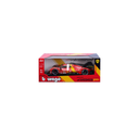 BBURAGO Carro Ferrari 499P LMH 2023 escala 1/18 Vermelho