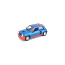BBURAGO Renault R5 Turbo Car 1/24 Scale Blue