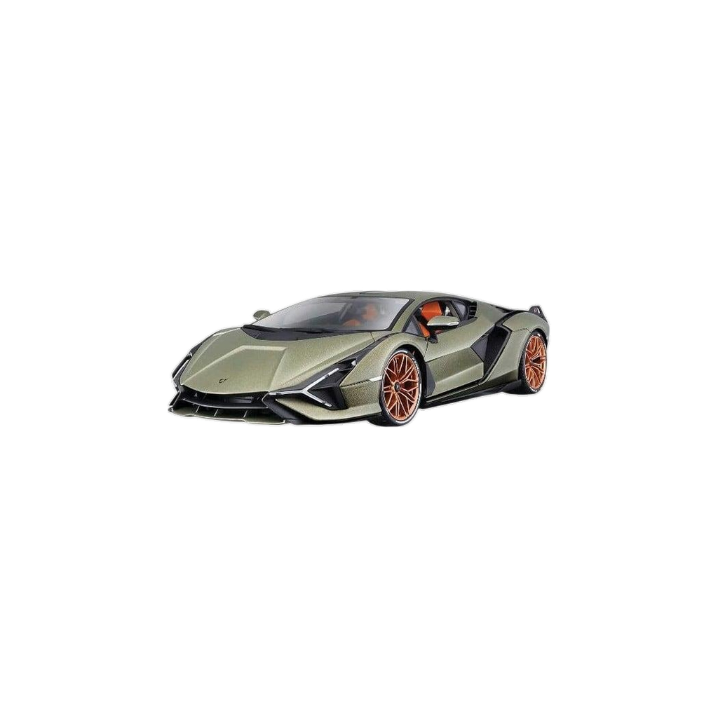 BBURAGO Diecast Model Lamborghini Sian Fkp 37 Matte Green