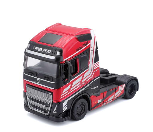 [4893993322039] BBURAGO Véhicule Miniature Volvo FH 16 Globetrotteur 750 XXL rouge 1/43