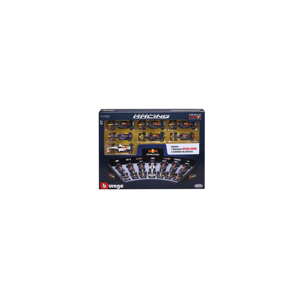 BBURAGO Carros Miniatura 1:43 Fórmula 1 Conjunto de 7