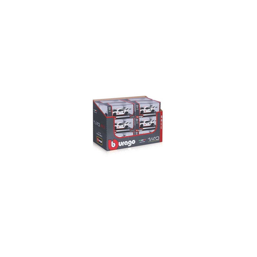 BBURAGO Carro 1/43 Race Collection Crystal Modelo aleatório