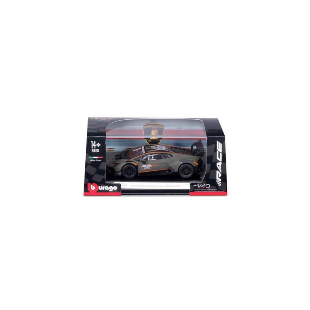 BBURAGO Véhicule 1/43 Race Collection Crystal Lamborghini Huracán Super Trofeo EVO2