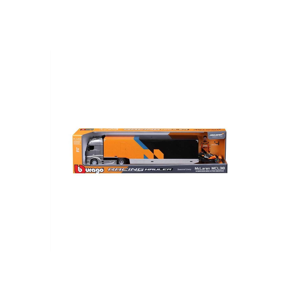 BBURAGO Camião McLaren MCL38 com Fórmula 1 1:43