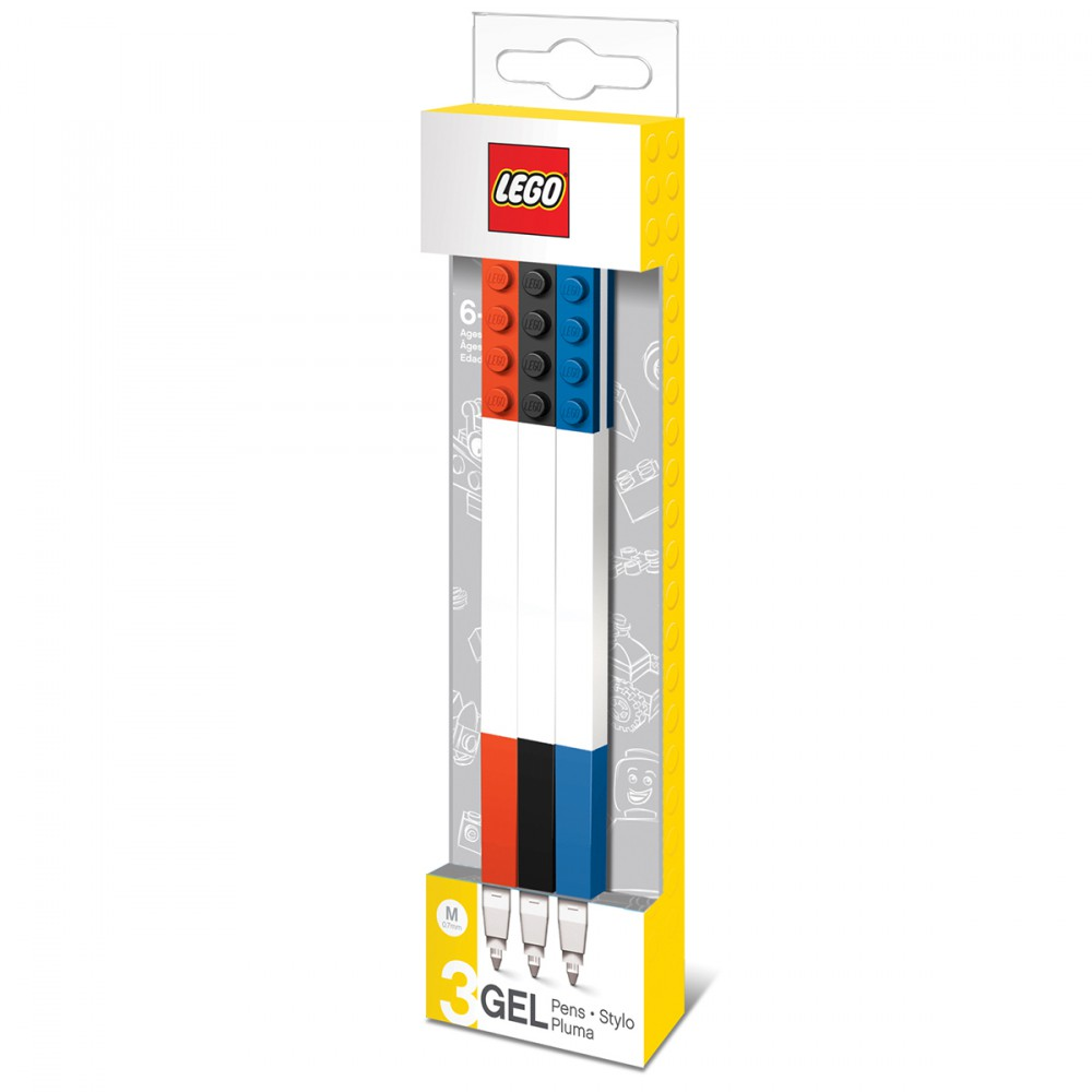 LEGO Gel Pens 3 Pcs