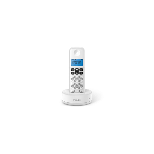 [4895229101081] PHILIPS Téléphone Dect D1611w/34 Identification Appelant Blanc