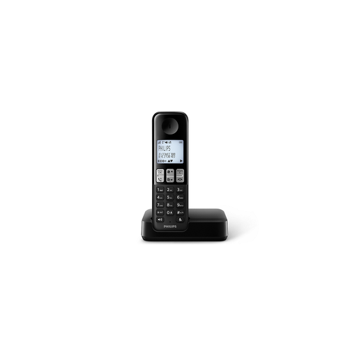 [4895229103412] PHILIPS Téléphone Dect D2501b/34 Identification Appelant Noir