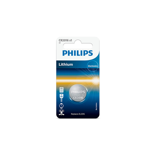[4895229106161] PHILIPS Pilhas CR2016 1 unidade