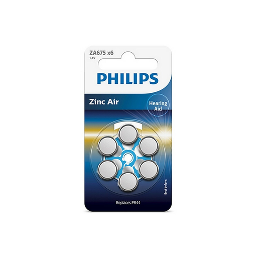 [4895229106291] PHILIPS Pilhas Zinco 6 unidades