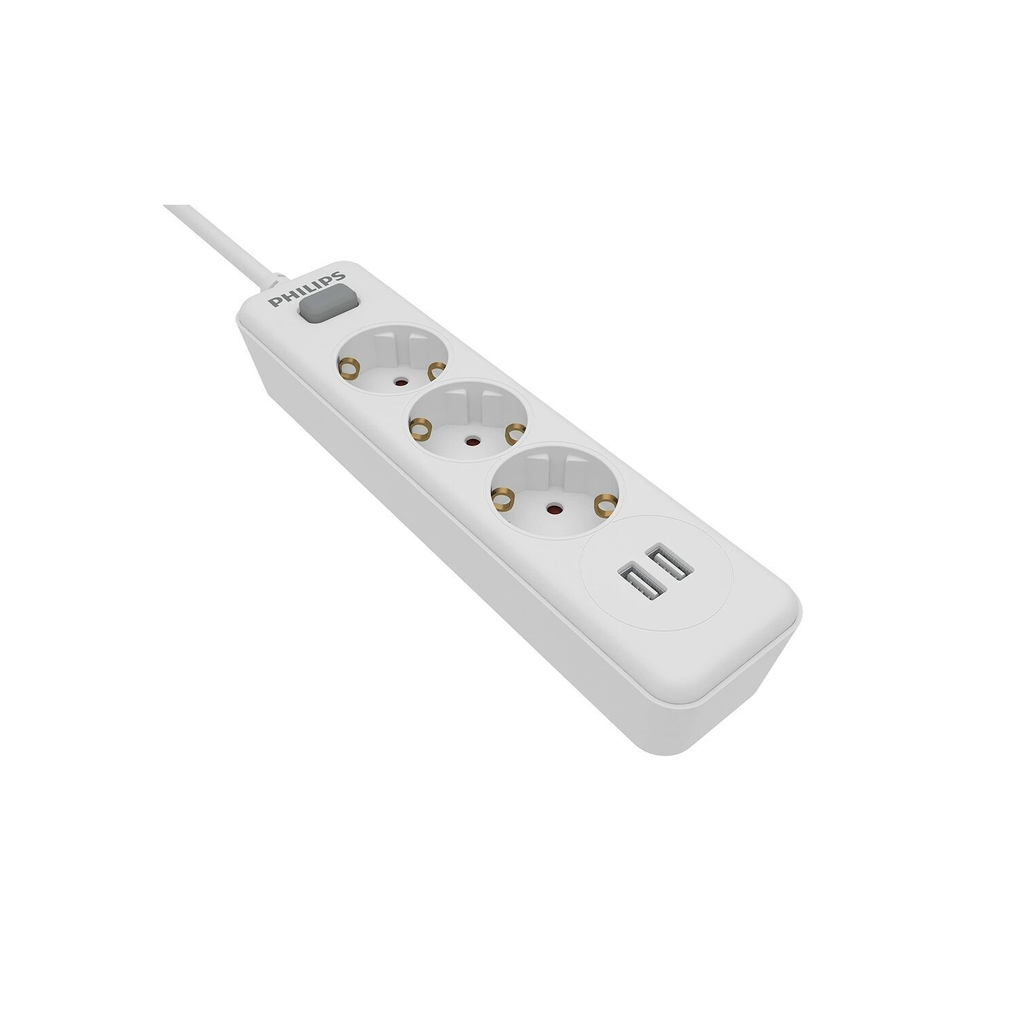 PHILIPS Extension Lead 3 Schuko Sockets