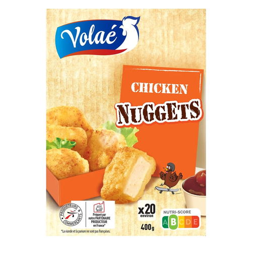 [3250391640379] VOLAÉ Chicken Fillet Nuggets 400 g