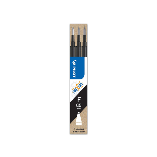 [4902505422836] PILOT Frixion Ball Fine Refill Black 3-pack