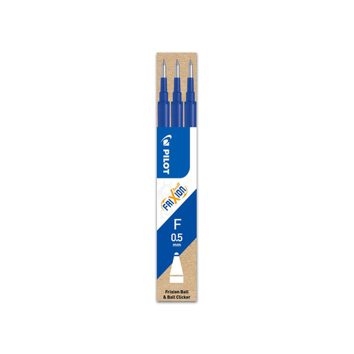 [4902505422850] PILOT Frixion Ball Fine Refill Blue 3-pack