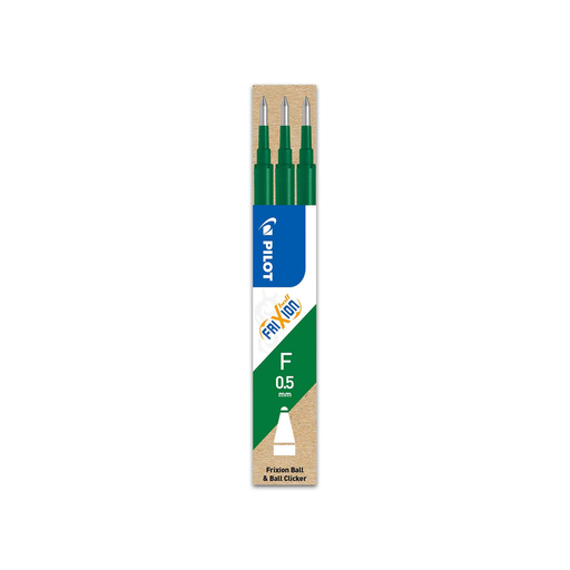 [4902505422867] PILOT Frixion Ball Fine Refill Green x3