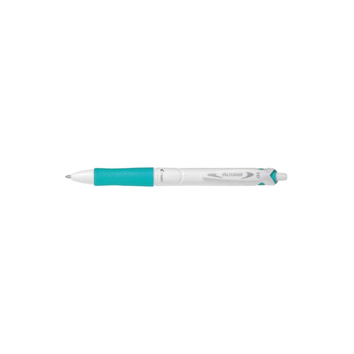 [4902505479250] PILOT Retractable Ballpoint Pen Grip Acroball Pure White 1.0 Line 0.4mm Turquoise