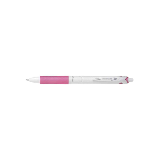 [4902505479267] PILOT Retractable Ballpoint Pen Grip Acroball Pure White 1.0 Pink