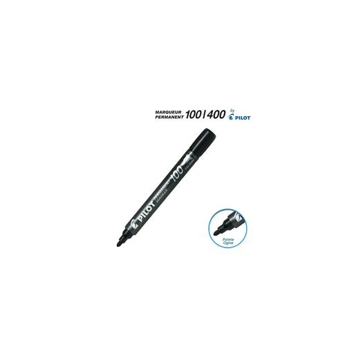 [4902505511097] PILOT Permanent Marker 100 Black Bullet Tip
