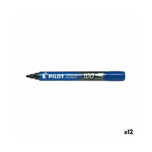 [4902505511158] PILOT Permanent Marker SCA-100 Blue 12 units