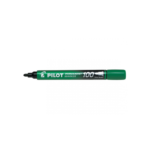 [4902505511165] PILOT Permanent Marker 100 Fine Tip Green 1 Piece