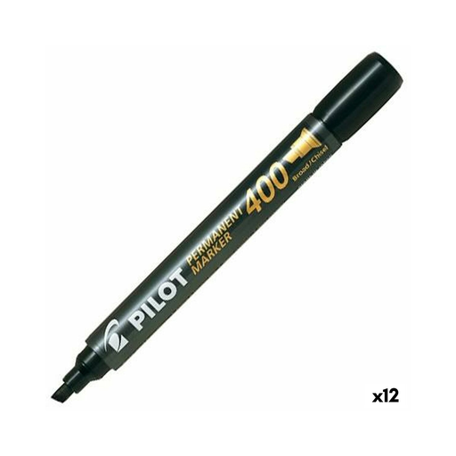 [4902505511219] PILOT Permanent Marker SCA-400 Black 12 Units
