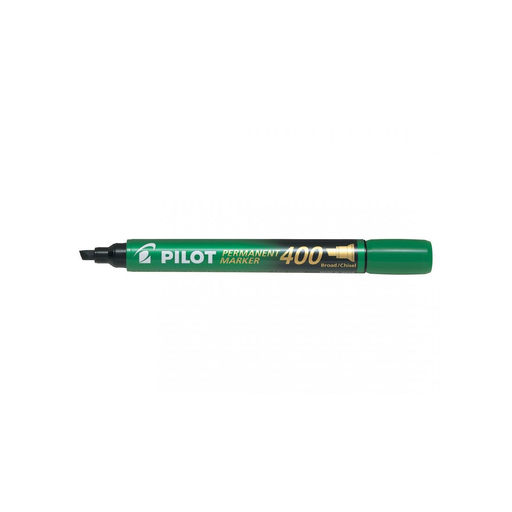 [4902505511240] PILOT Permanent Marker 400 Chisel Tip Green 1 Piece