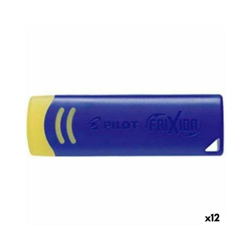[4902505521003] PILOT Gomme Frixion Bleu 12 Unités