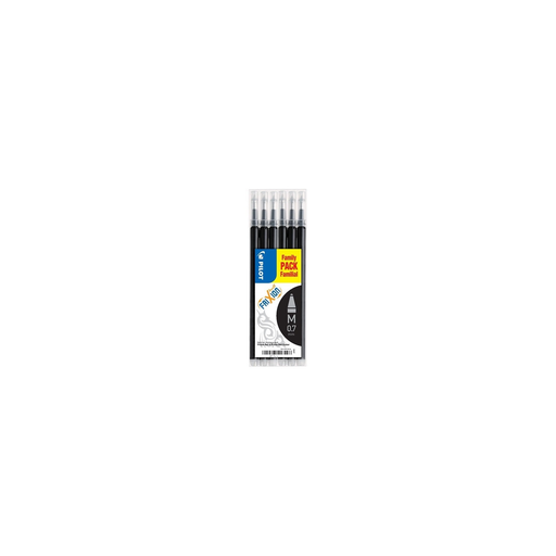 [4902505525612] PILOT 6 Frixion Refills Medium Point 0.7mm Black