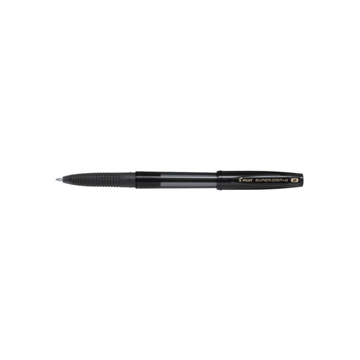 [4902505539695] PILOT Ballpoint Pen Super Grip G Refillable Broad Tip Black