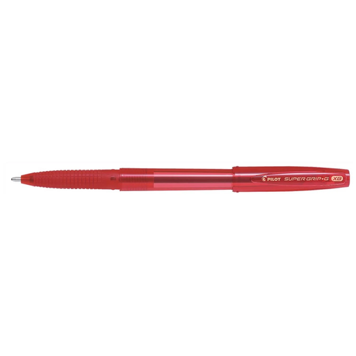 [4902505539787] PILOT Super Grip G Ballpoint Pen Extra Broad Tip Xb Red