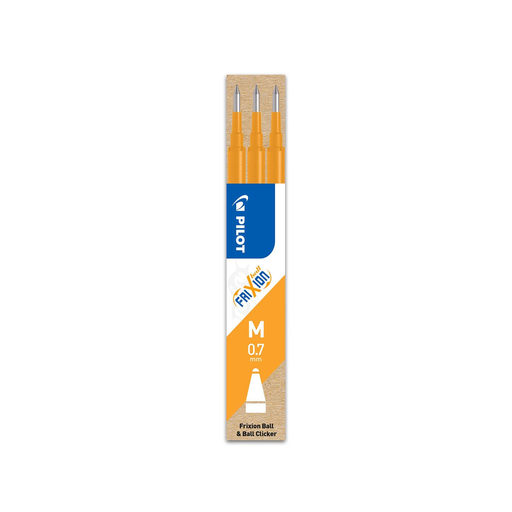 [4902505584190] PILOT Frixion Ball Refill orange x3