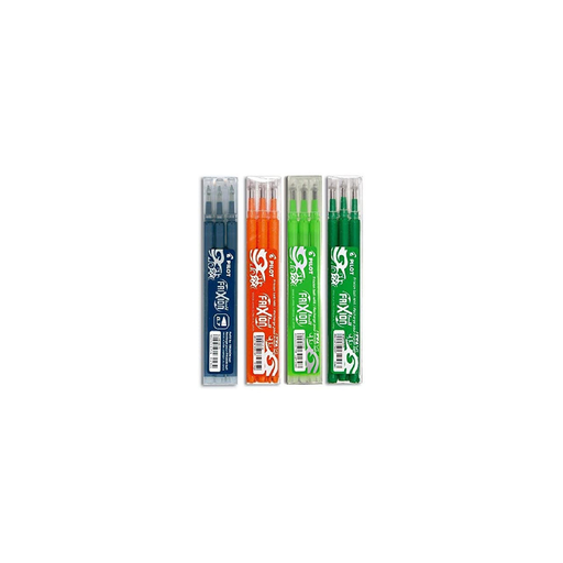 [4902505970016] PILOT 4 Packs of 3 Frixion Refills 0.7mm Tip Assortment