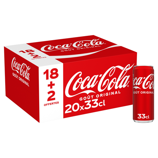 [5000112644272] COCA-COLA Bebida gaseosa com extratos vegetais 20 x 33 cl