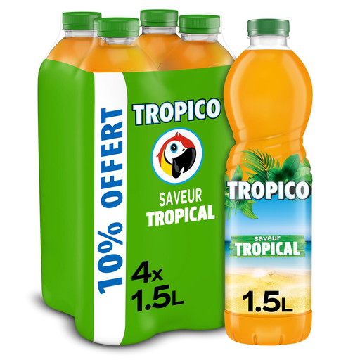 [5000112644371] TROPICO Bebida de frutos Tropical 4 x 1,5 L
