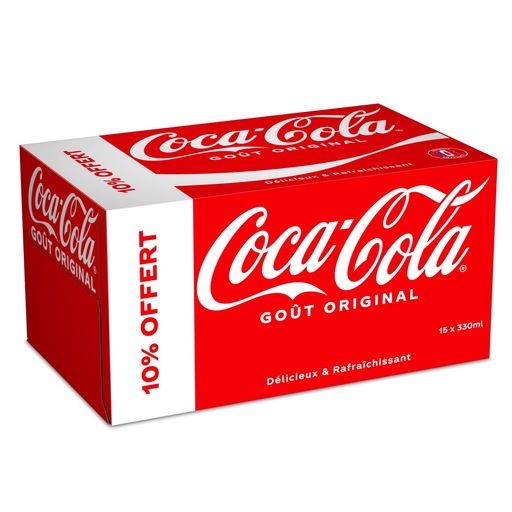 [5000112647518] COCA-COLA Bebida Gaseificada Original com Extratos Vegetais 15 x 33 cl