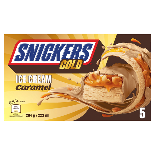 [5000159570602] SNICKERS Ice cream bar caramel and peanut flavor 5