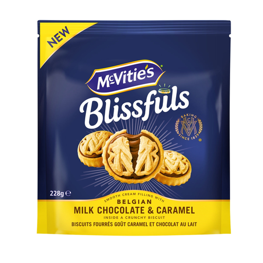 [5000396053715] MC VITIE'S Galletas rellenas de caramelo y chocolate con leche 228 g