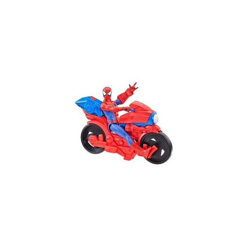 [5010993593309] HASBRO Spiderman Figura Falante E Motociclo