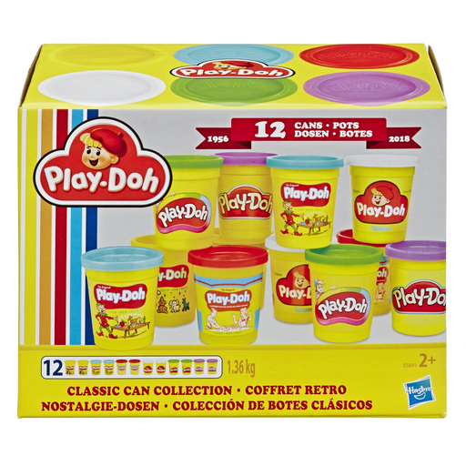 [5010993620142] PLAY-DOH Coffret Retro 12 pots