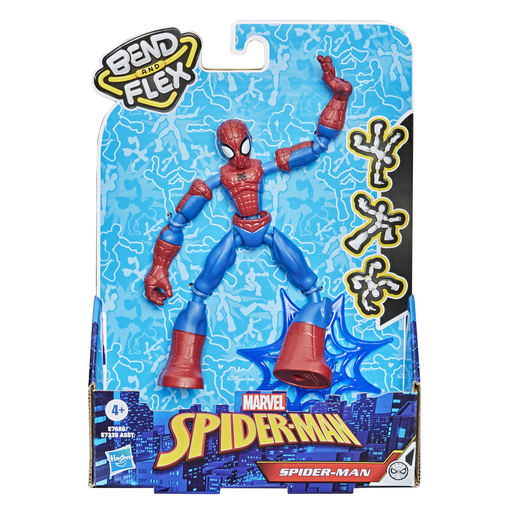 [5010993638536] HASBRO Marvel Spider-Man Bend and Flex Figura flexível 15cm
